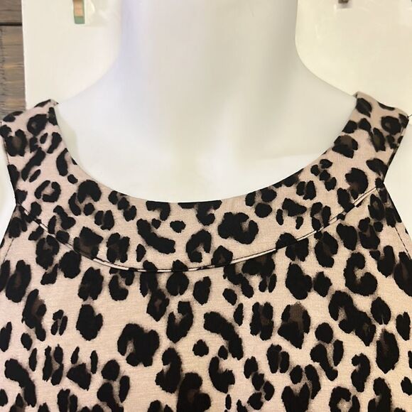 Torrid Leopard Super Soft Knit Sleeveless A-Line Flowy Sundress- Size 1=1X=14/16 - Picture 6 of 16